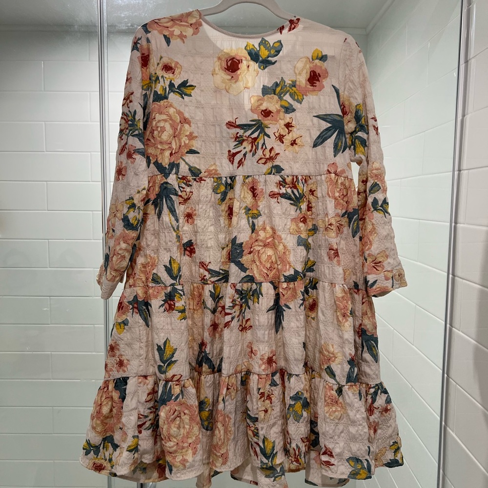 Zara floral babydoll dress - size small